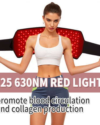 Rot Licht Infrarot Physiotherapie Gürtel 250 Led Licht 630nm + 850nm Tragbare Hause Heizung Phototherapie