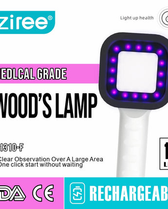 Portable Wood's Lamp Skin Analyzer for Vitiligo Psoriasis Detection